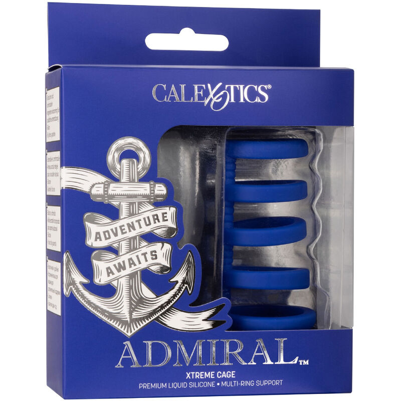 CALEXOTICS - ADMIRAL GABBIA XTREME BLU – Anelli di castità – foto 6