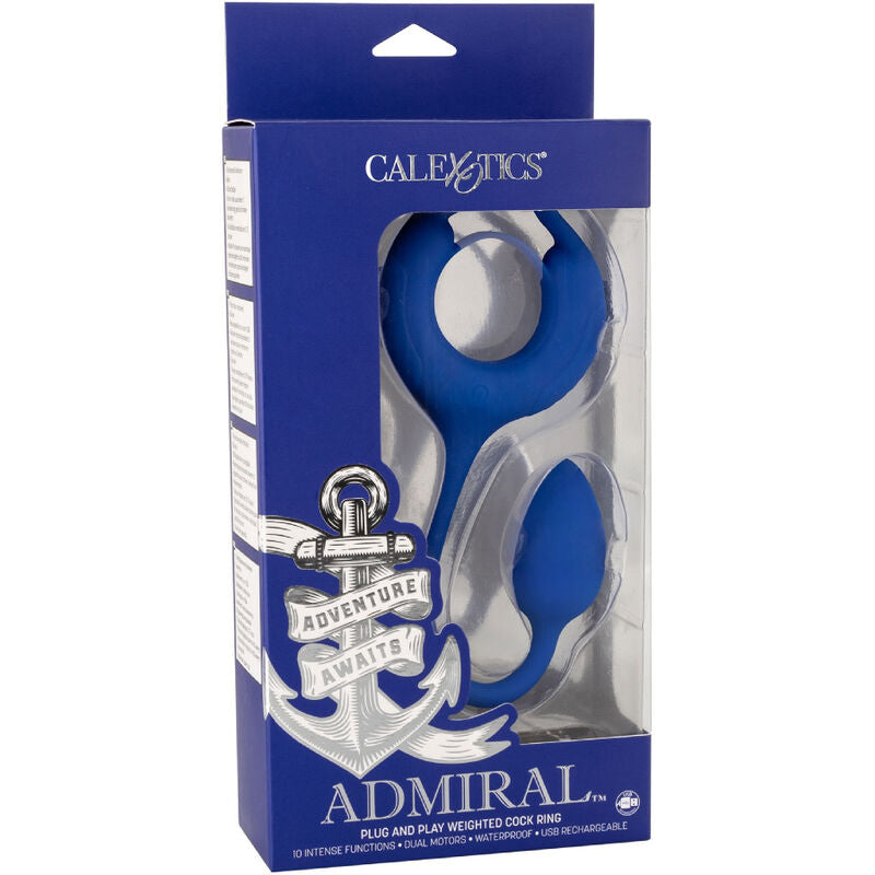 CALEXOTICS - ADMIRAL ANELLO PER CAZZO PESATO BLU – Cockring senza vibrazione – foto 6