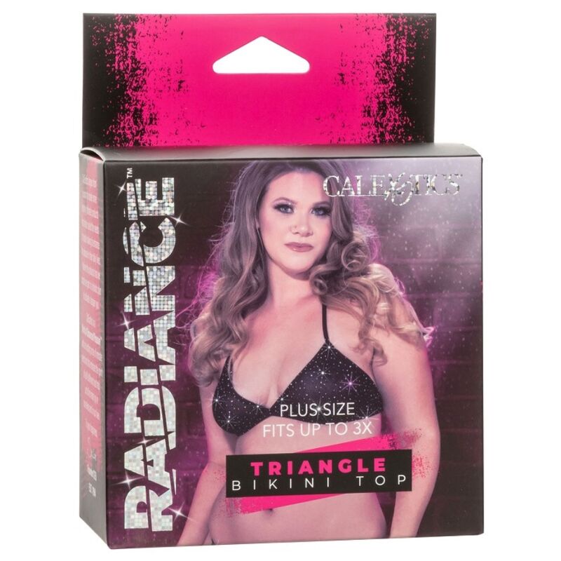 CALEXOTICS - RADIANCE TOP BIKINI A TRIANGOLO RHINE TAGLIA PLUS – Bikini – foto 4
