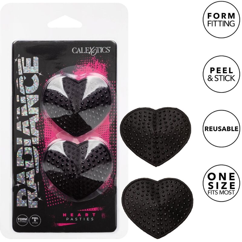 CALEXOTICS - RADIANCE PROTEGGI CAPEZZOLI GIOIELLO A FORMA DI CUORE – Fodere