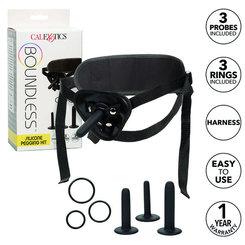 CALEXOTICS - BOUNDLESS KIT DI PEGGING IN SILICONE – Accessori Cablaggi – foto 2