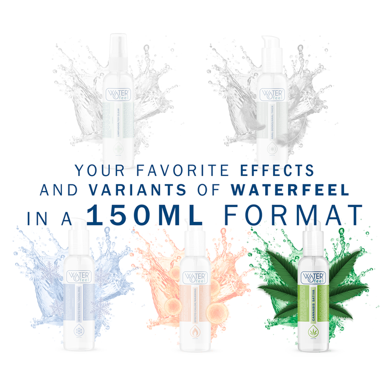 WATERFEEL - LUBRIFICANTE ALLA CANNABIS 150 ML – Serie a base di CBD – foto 2
