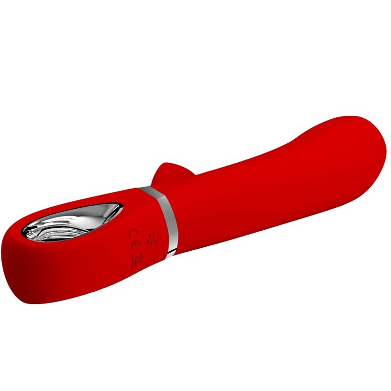PRETTY LOVE - VIBRATORE MULTIFUNZIONE G-SPOT THOMAS ROSSO – Vibratori a punto G – foto 3
