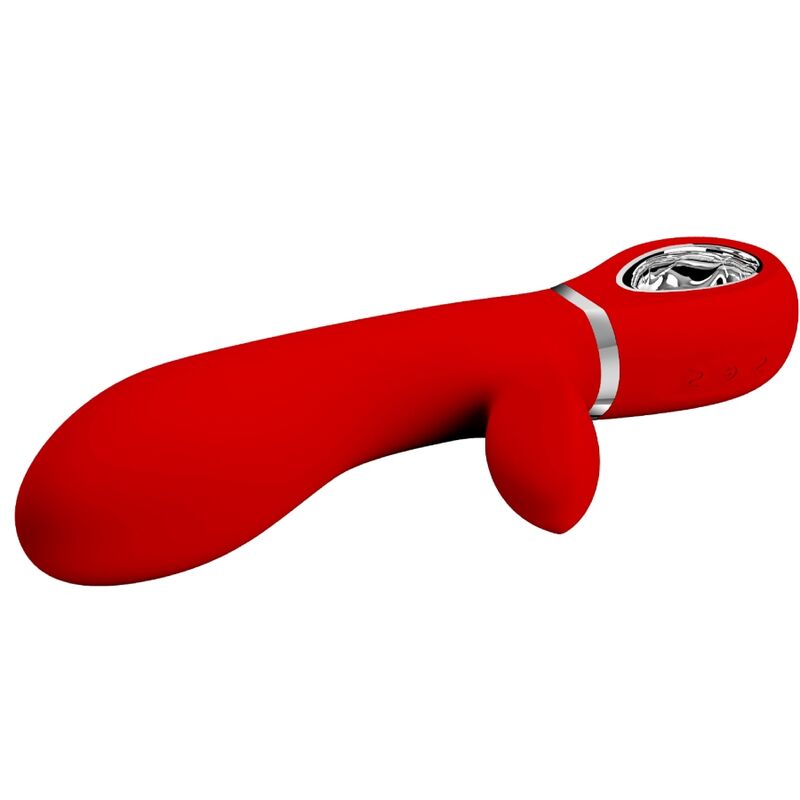 PRETTY LOVE - VIBRATORE MULTIFUNZIONE G-SPOT THOMAS ROSSO – Vibratori a punto G – foto 4