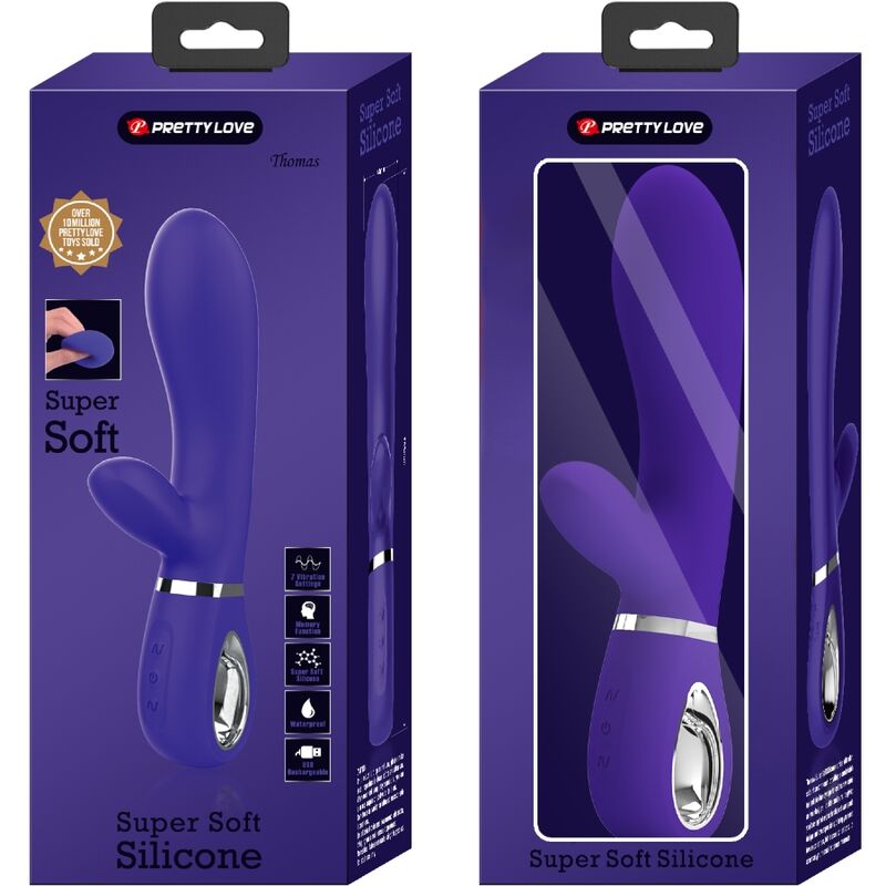 PRETTY LOVE - VIBRATORE MULTIFUNZIONE G-SPOT THOMAS VIOLA – Vibratori a punto G – foto 9