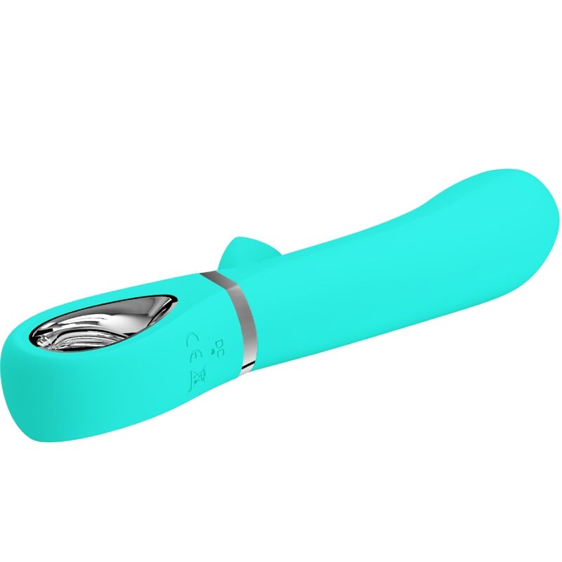 PRETTY LOVE - VIBRATORE MULTIFUNZIONE G-SPOT THOMAS VERDE ACQUA – Vibratori a punto G – foto 3