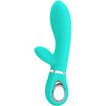 PRETTY LOVE - VIBRATORE MULTIFUNZIONE G-SPOT THOMAS VERDE ACQUA – Vibratori a punto G