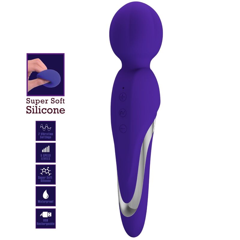 PRETTY LOVE - BACCHETTA VIBRANTE WALTER VIOLA – Vibratore WAND – foto 7