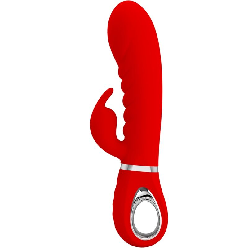 PRETTY LOVE - VIBRATORE MULTIFUNZIONE G-SPOT PRESCOTT ROSSO – Vibratori a punto G