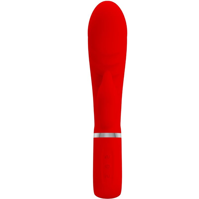 PRETTY LOVE - VIBRATORE MULTIFUNZIONE G-SPOT PRESCOTT ROSSO – Vibratori a punto G – foto 2