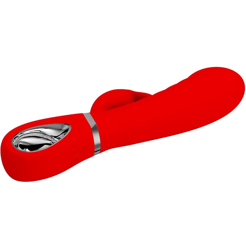 PRETTY LOVE - VIBRATORE MULTIFUNZIONE G-SPOT PRESCOTT ROSSO – Vibratori a punto G – foto 4