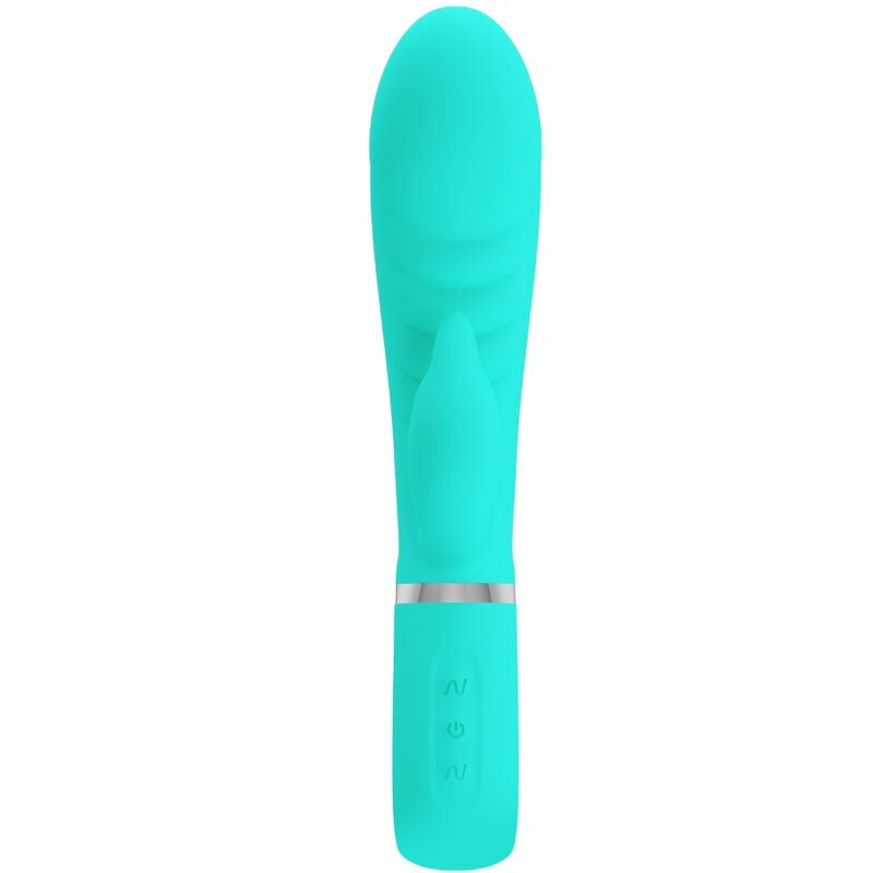 PRETTY LOVE - VIBRATORE MULTIFUNZIONE G-SPOT PRESCOTT VERDE ACQUA – Vibratori a punto G – foto 2