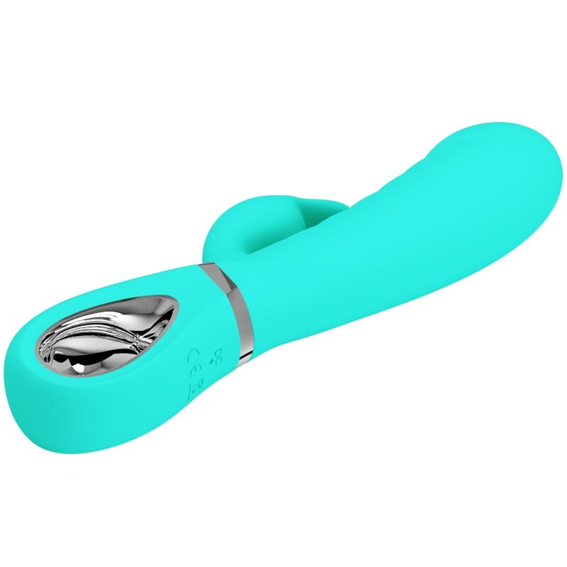 PRETTY LOVE - VIBRATORE MULTIFUNZIONE G-SPOT PRESCOTT VERDE ACQUA – Vibratori a punto G – foto 4