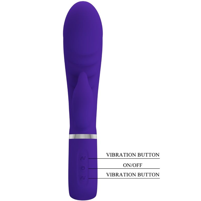PRETTY LOVE - VIBRATORE MULTIFUNZIONE G-SPOT PRESCOTT VIOLA – Vibratori a punto G – foto 6