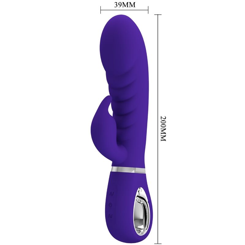 PRETTY LOVE - VIBRATORE MULTIFUNZIONE G-SPOT PRESCOTT VIOLA – Vibratori a punto G – foto 5
