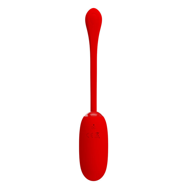 PRETTY LOVE - UOVO VIBRANTE JULIUS IMPERMEABILE-RICARICABILE ROSSO – Uova vibranti – foto 4