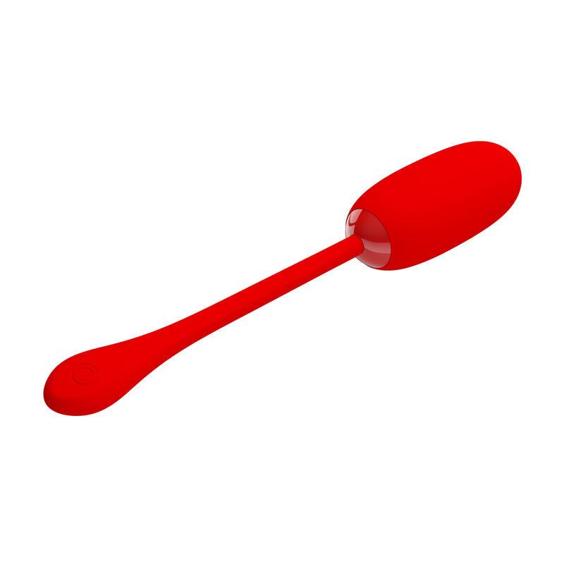 PRETTY LOVE - UOVO VIBRANTE JULIUS IMPERMEABILE-RICARICABILE ROSSO – Uova vibranti – foto 3
