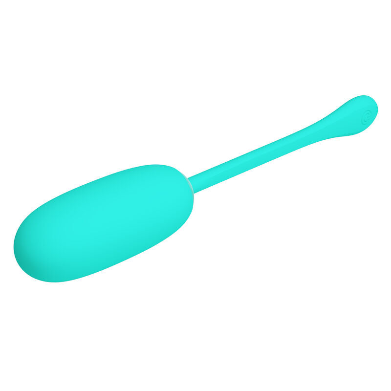 PRETTY LOVE - UOVO VIBRANTE JULIUS IMPERMEABILE-RICARICABILE VERDE ACQUA – Uova vibranti – foto 5