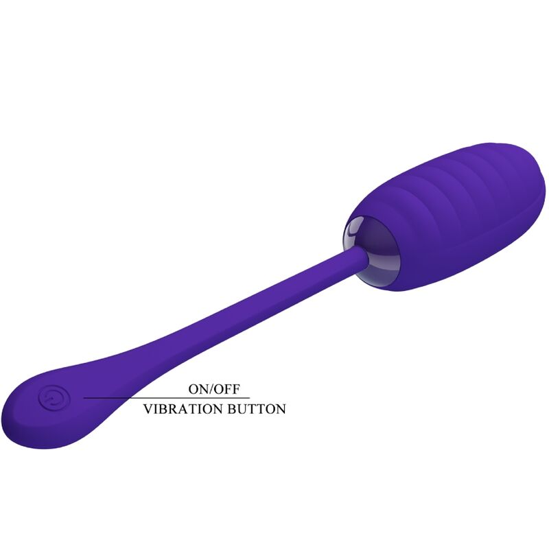 PRETTY LOVE - UOVO VIBRANTE RICARICABILE KIRK VIOLA – Uova vibranti – foto 7