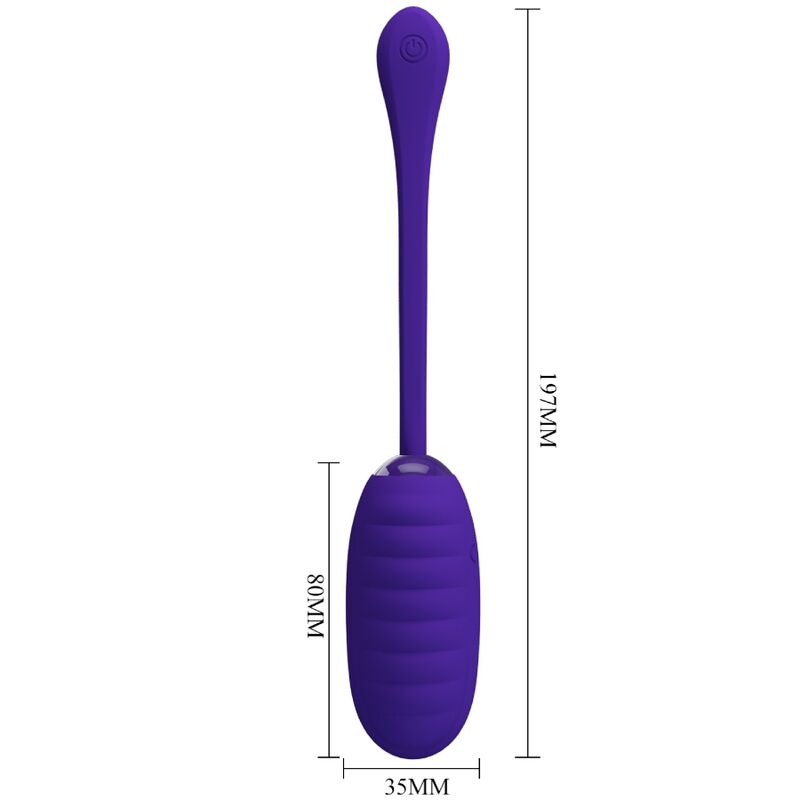 PRETTY LOVE - UOVO VIBRANTE RICARICABILE KIRK VIOLA – Uova vibranti – foto 6