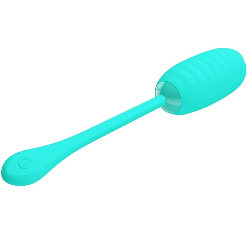 PRETTY LOVE - UOVO VIBRANTE RICARICABILE KIRK VERDE ACQUA – Uova vibranti – foto 4