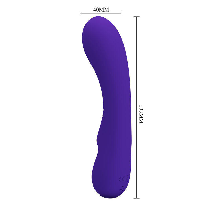 PRETTY LOVE - VIBRATORE RICARICABILE PRESCOTT VIOLA – Vibratori a punto G – foto 5