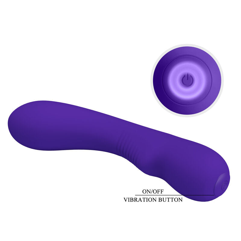 PRETTY LOVE - VIBRATORE RICARICABILE PRESCOTT VIOLA – Vibratori a punto G – foto 6