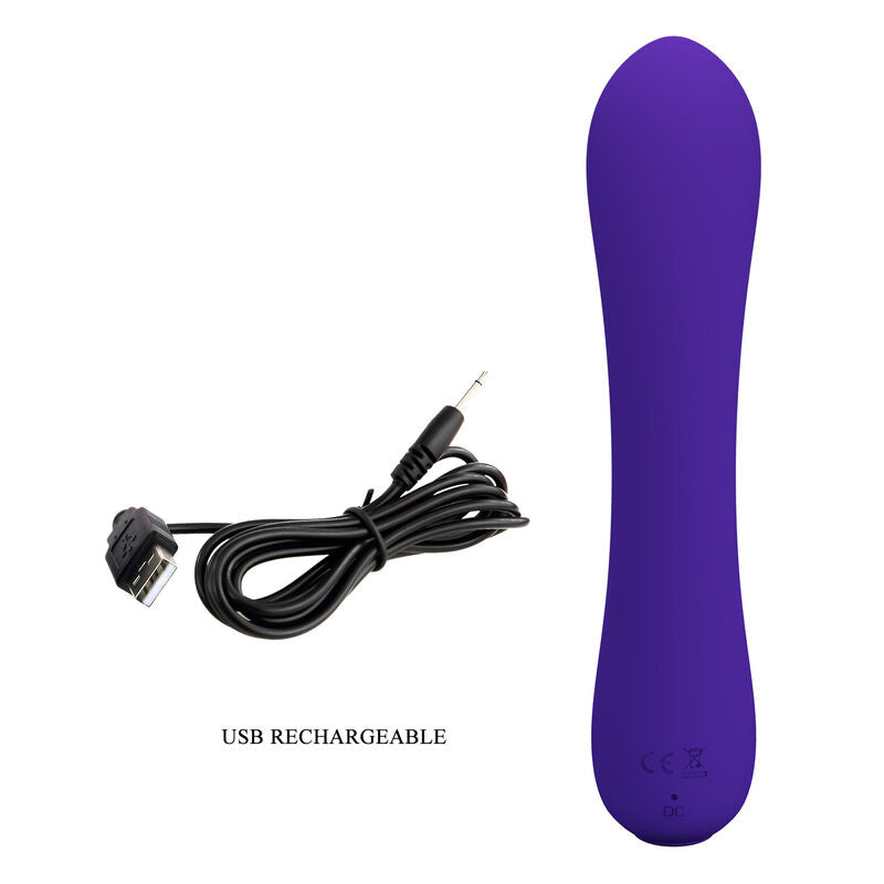 PRETTY LOVE - VIBRATORE RICARICABILE PRESCOTT VIOLA – Vibratori a punto G – foto 8