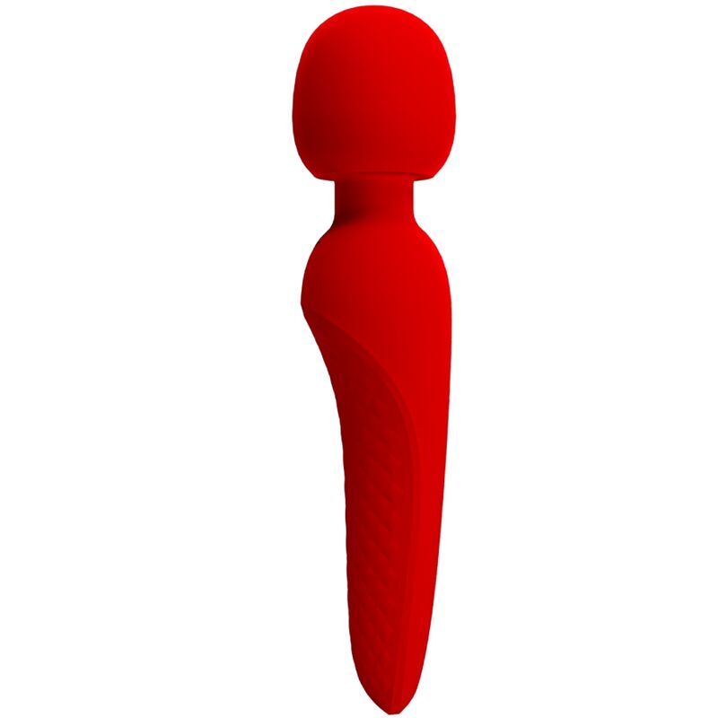 PRETTY LOVE - MASSAGGIATORE MEREDITH 12 MODALIT DI VIBRAZIONE ROSSO – Vibratore WAND