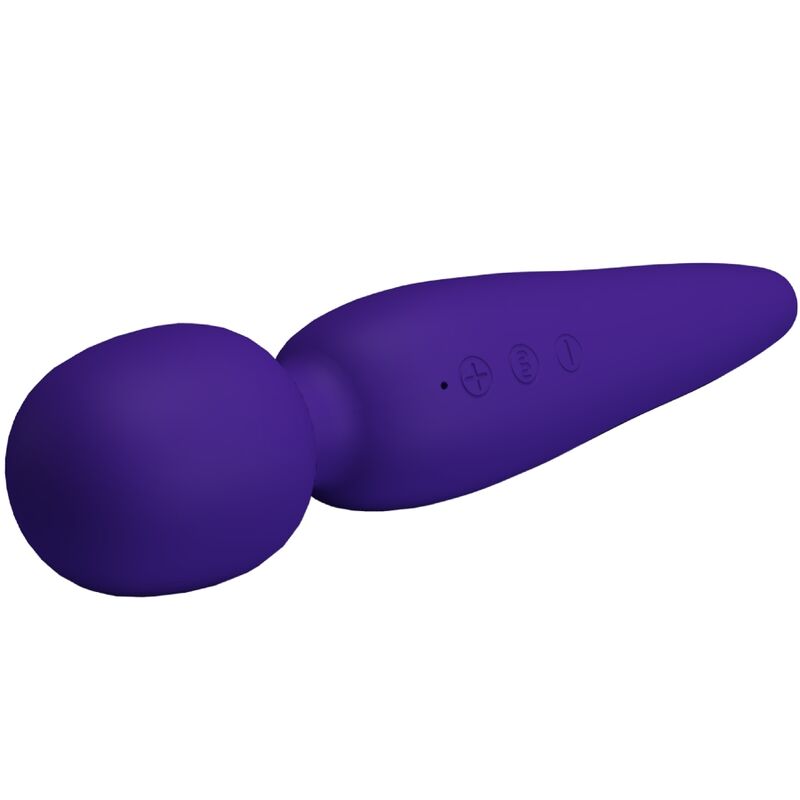PRETTY LOVE - MASSAGGIATORE MEREDITH 12 MODALIT DI VIBRAZIONE VIOLA – Vibratore WAND – foto 3
