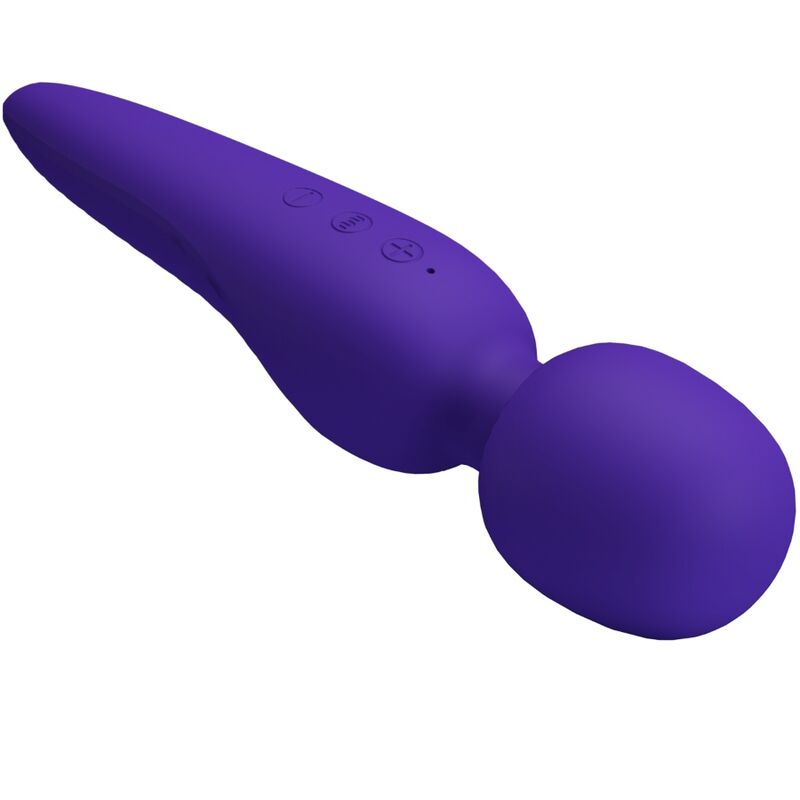 PRETTY LOVE - MASSAGGIATORE MEREDITH 12 MODALIT DI VIBRAZIONE VIOLA – Vibratore WAND – foto 5