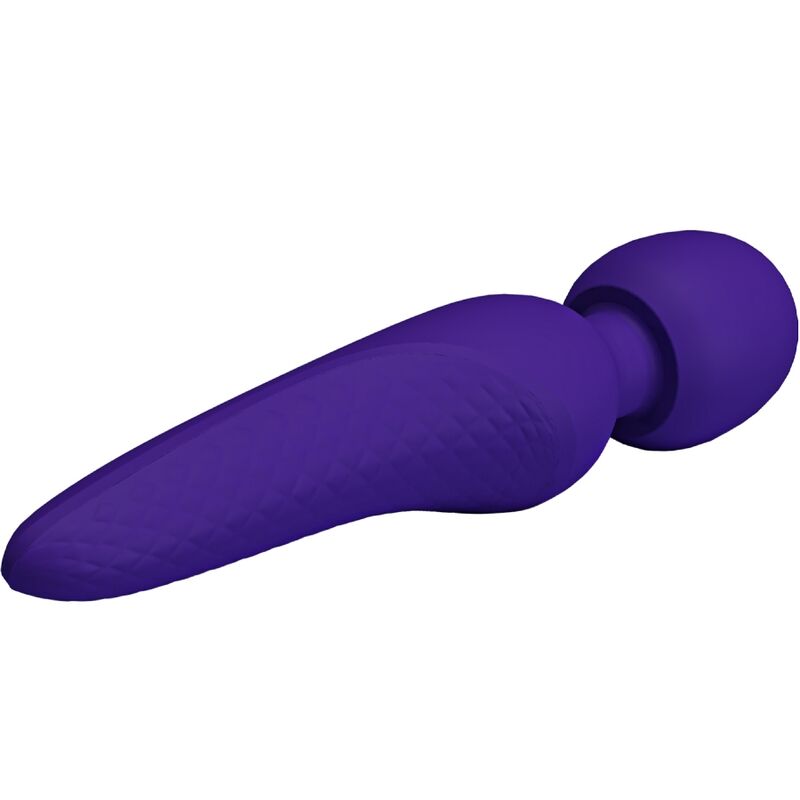 PRETTY LOVE - MASSAGGIATORE MEREDITH 12 MODALIT DI VIBRAZIONE VIOLA – Vibratore WAND – foto 4