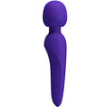 PRETTY LOVE - MASSAGGIATORE MEREDITH 12 MODALIT DI VIBRAZIONE VIOLA – Vibratore WAND
