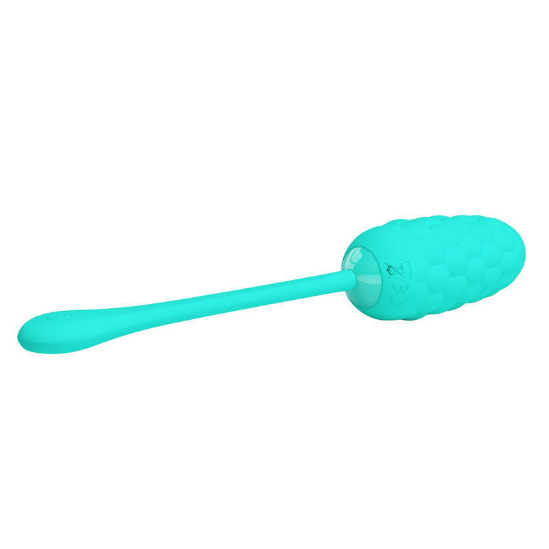 PRETTY LOVE - UOVO VIBRANTE CON TEXTURE MARINA RICARICABILE VERDE ACQUA – Uova vibranti – foto 4