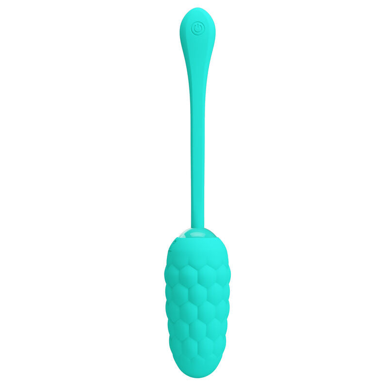 PRETTY LOVE - UOVO VIBRANTE CON TEXTURE MARINA RICARICABILE VERDE ACQUA – Uova vibranti – foto 6
