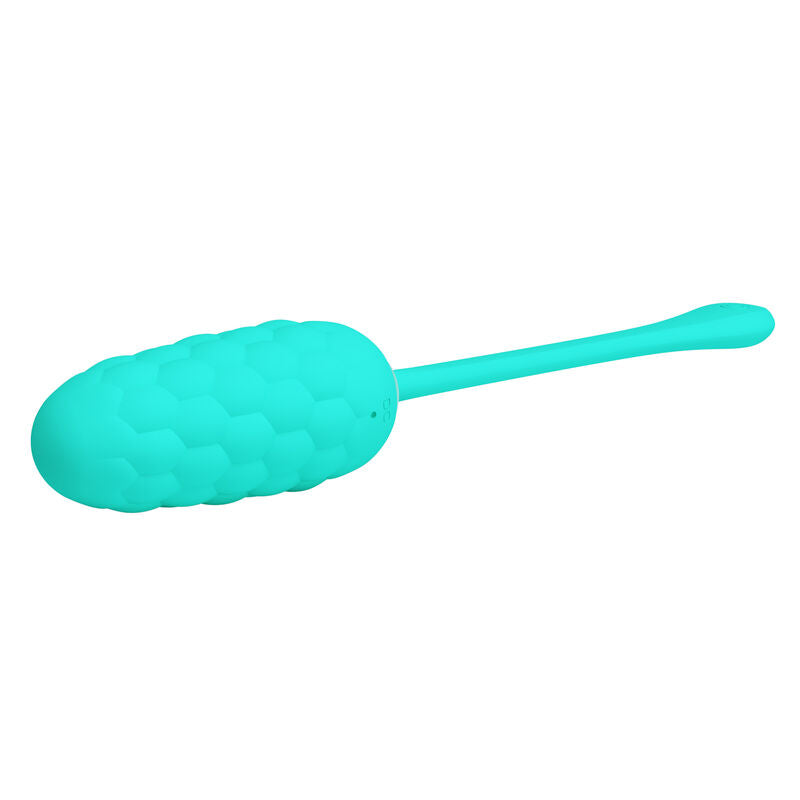 PRETTY LOVE - UOVO VIBRANTE CON TEXTURE MARINA RICARICABILE VERDE ACQUA – Uova vibranti – foto 5