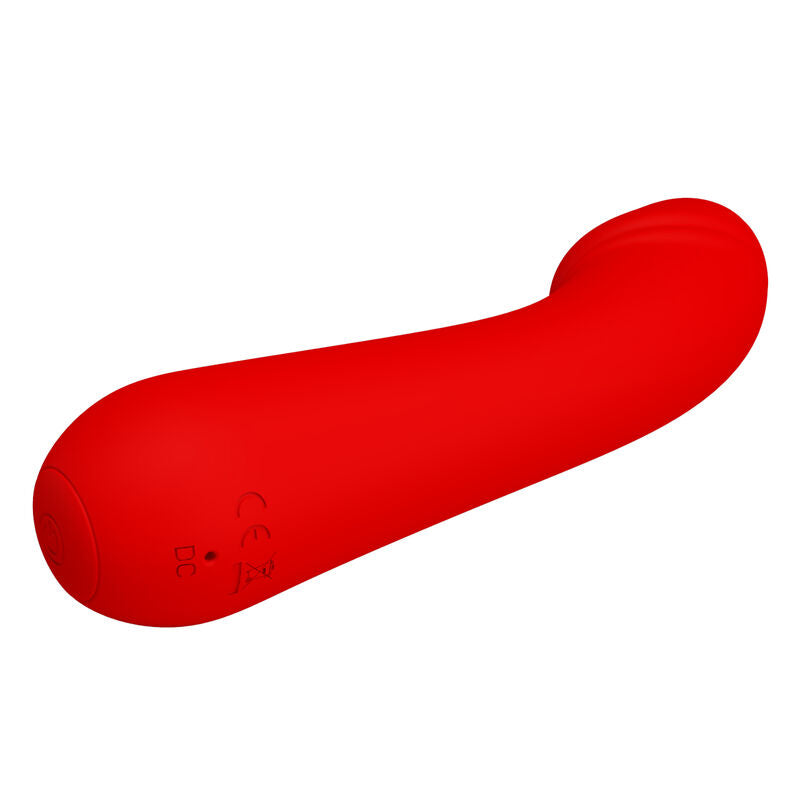 PRETTY LOVE - VIBRATORE RICARICABILE CETUS ROSSO – Vibratori a punto G – foto 5