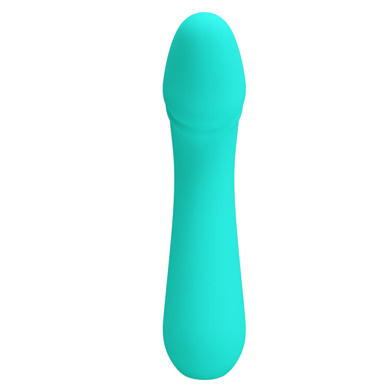 PRETTY LOVE - VIBRATORE RICARICABILE CETUS VERDE ACQUA – Vibratori a punto G