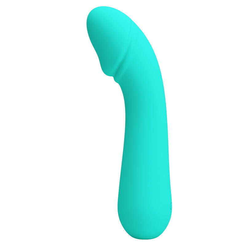 PRETTY LOVE - VIBRATORE RICARICABILE CETUS VERDE ACQUA – Vibratori a punto G – foto 2