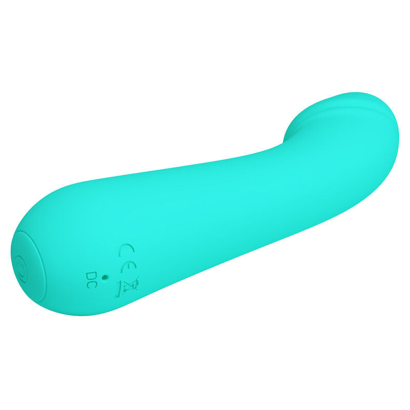 PRETTY LOVE - VIBRATORE RICARICABILE CETUS VERDE ACQUA – Vibratori a punto G – foto 5