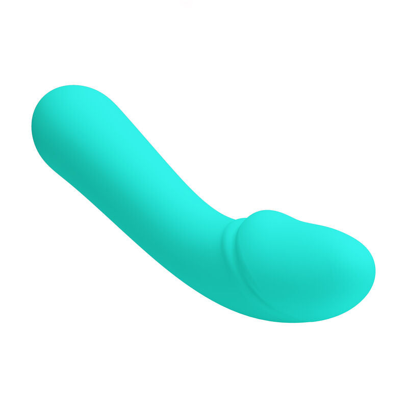 PRETTY LOVE - VIBRATORE RICARICABILE CETUS VERDE ACQUA – Vibratori a punto G – foto 3