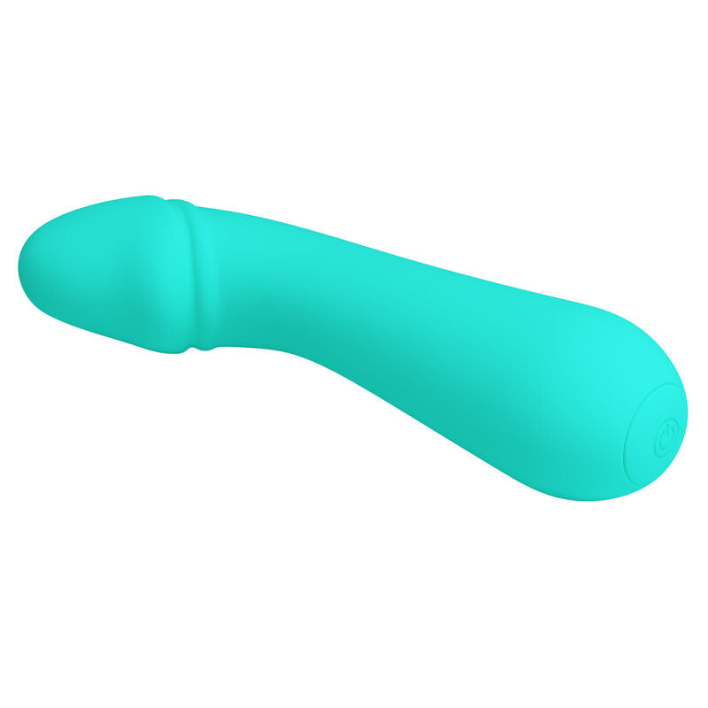 PRETTY LOVE - VIBRATORE RICARICABILE CETUS VERDE ACQUA – Vibratori a punto G – foto 4