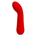 PRETTY LOVE - VIBRATORE RICARICABILE FAUN ROSSO – Vibratori a punto G
