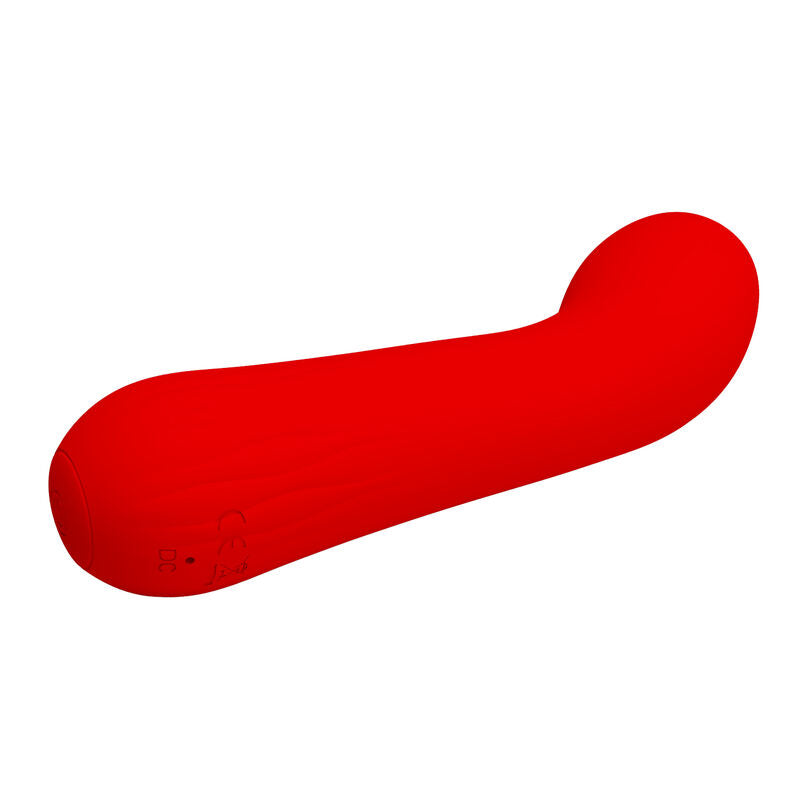 PRETTY LOVE - VIBRATORE RICARICABILE FAUN ROSSO – Vibratori a punto G – foto 3