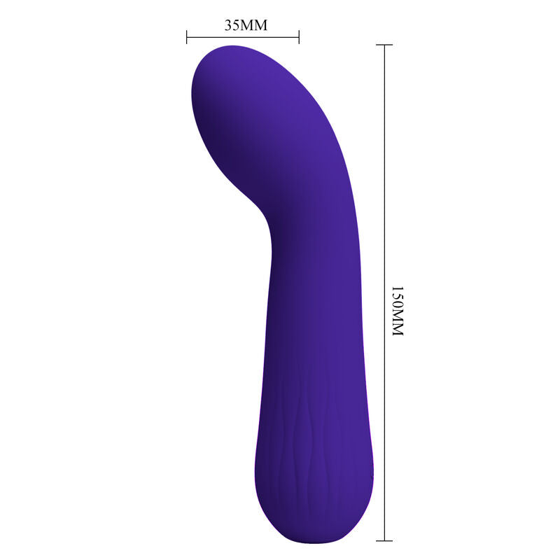 PRETTY LOVE - VIBRATORE RICARICABILE FAUN VIOLA – Vibratori a punto G – foto 5
