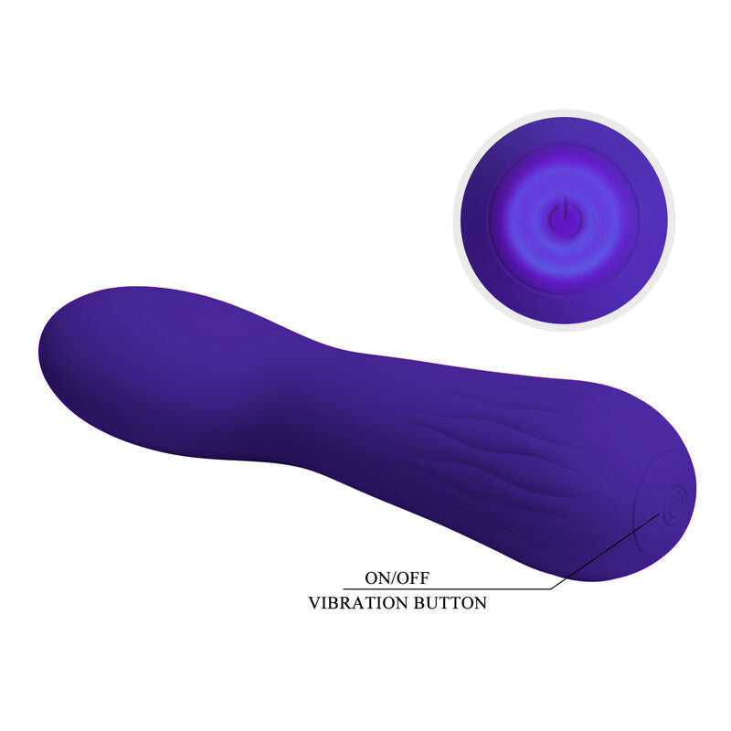 PRETTY LOVE - VIBRATORE RICARICABILE FAUN VIOLA – Vibratori a punto G – foto 6