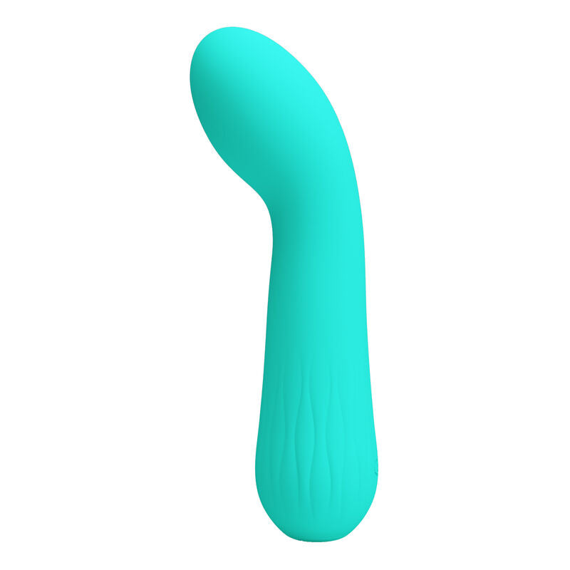 PRETTY LOVE - VIBRATORE RICARICABILE FAUN VERDE ACQUA – Vibratori a punto G