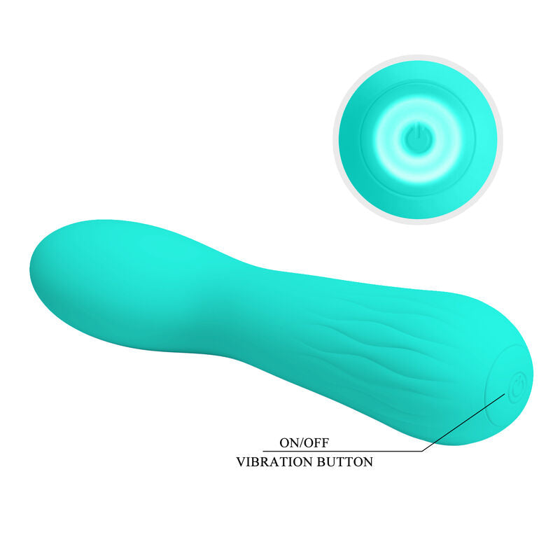 PRETTY LOVE - VIBRATORE RICARICABILE FAUN VERDE ACQUA – Vibratori a punto G – foto 6