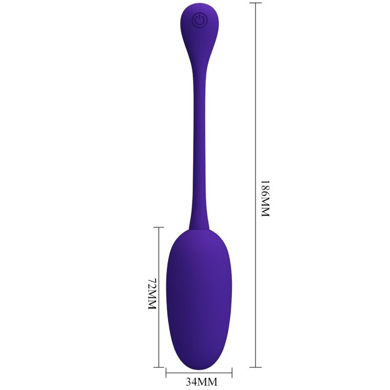 PRETTY LOVE - UOVO VIBRANTE RICARICABILE KNUCKER VIOLA – Uova vibranti – foto 7