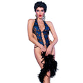 CHILIROSE - CR 4479 BODY A CAVALLO BLU S/M – Body